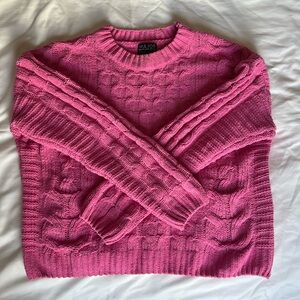 small major label group pink sweater, gently used 🌸# pink  #drygoods #sweater